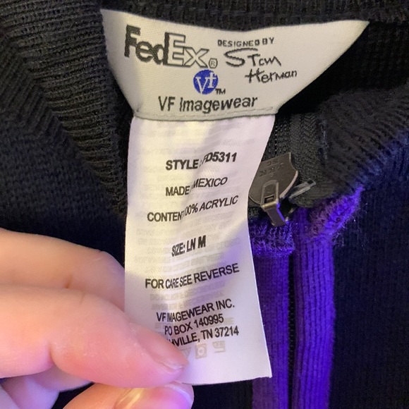 FedEx Uniform Half Zip Sweater - Picture 4 of 6